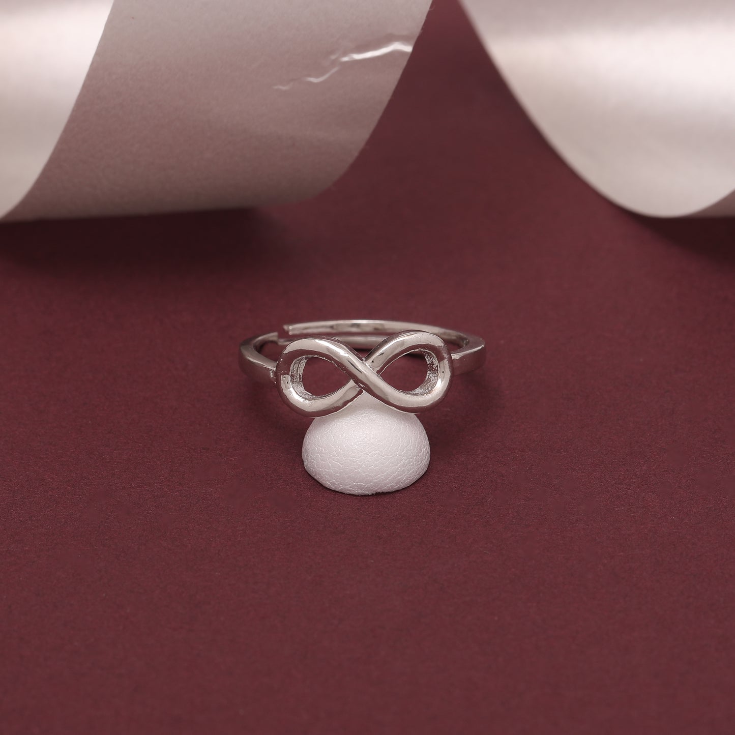 infinity ring silver