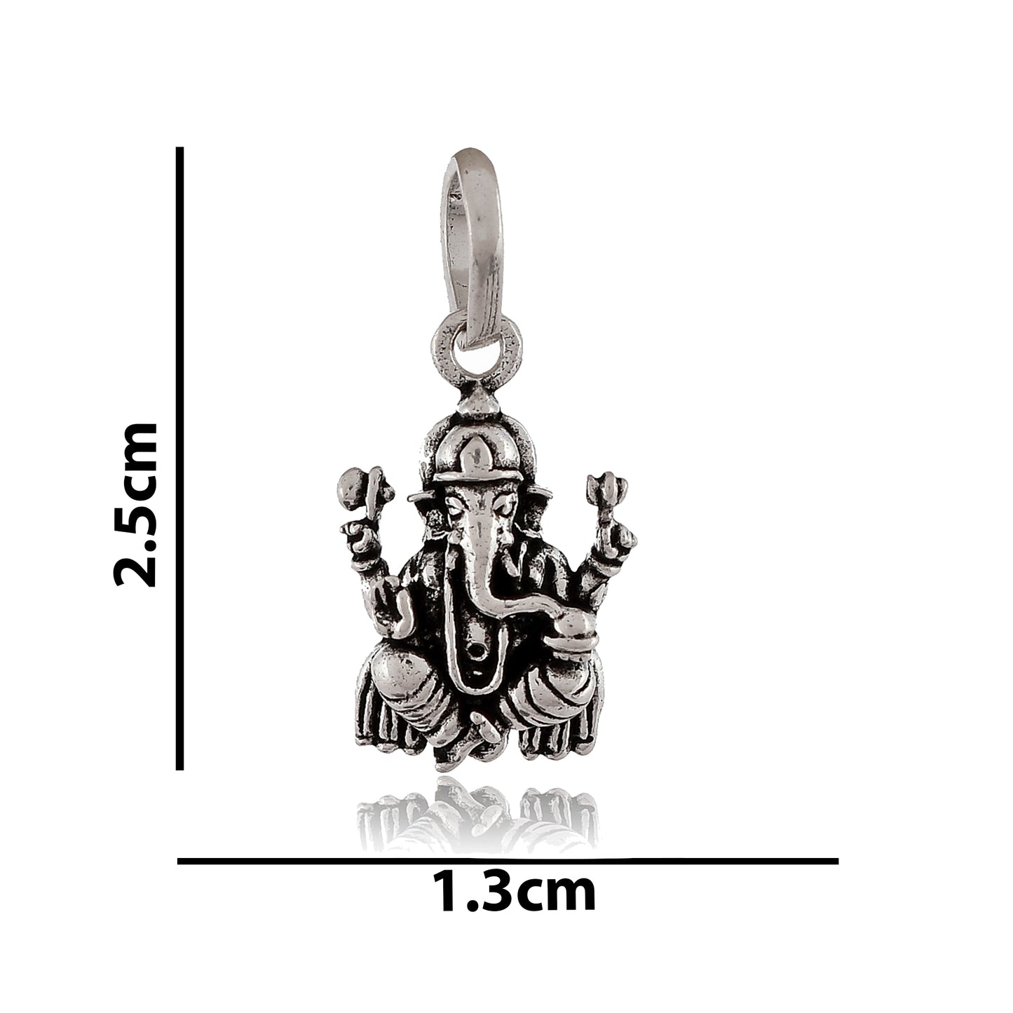 silver god pendant