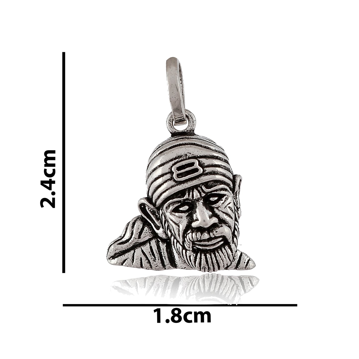 Silver 925 Sai Baba Pendat or Locket