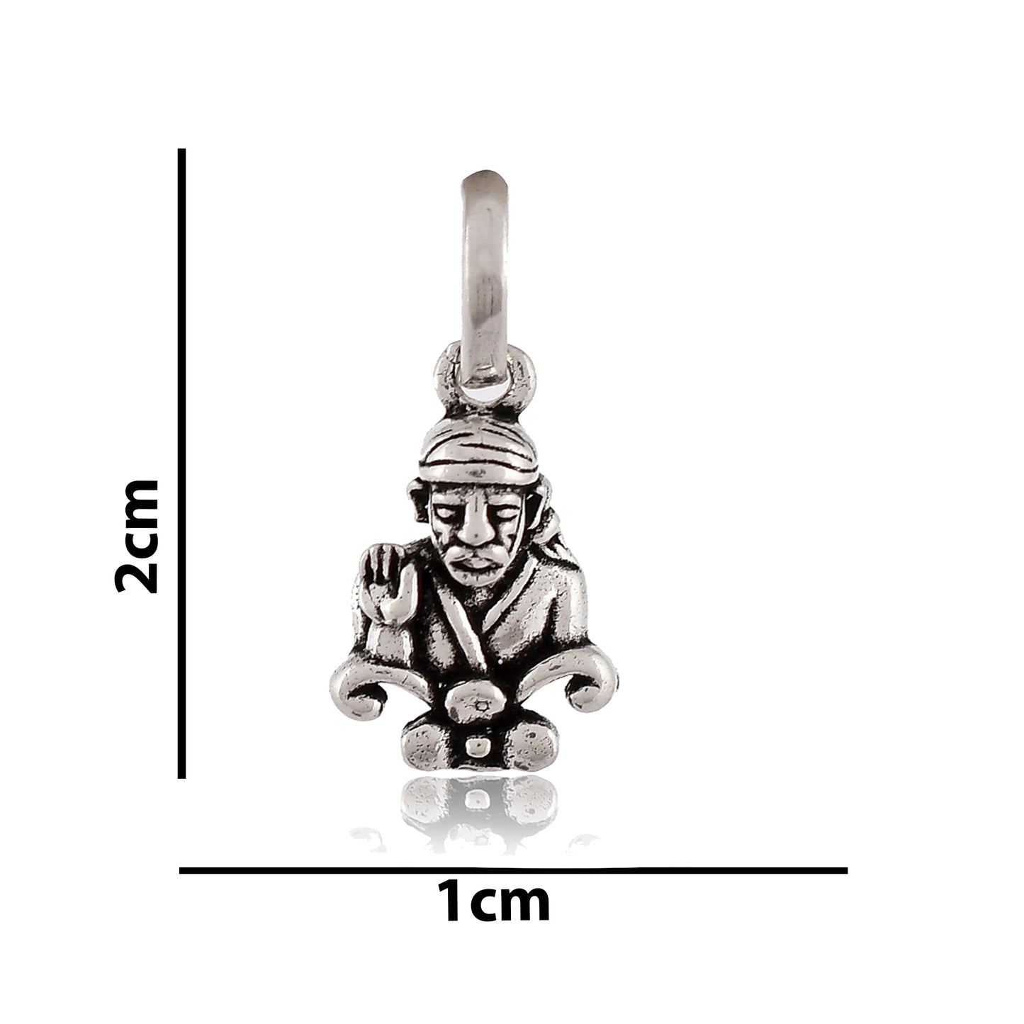 Silver 925 Sai Baba Pendant or Locket for Kids
