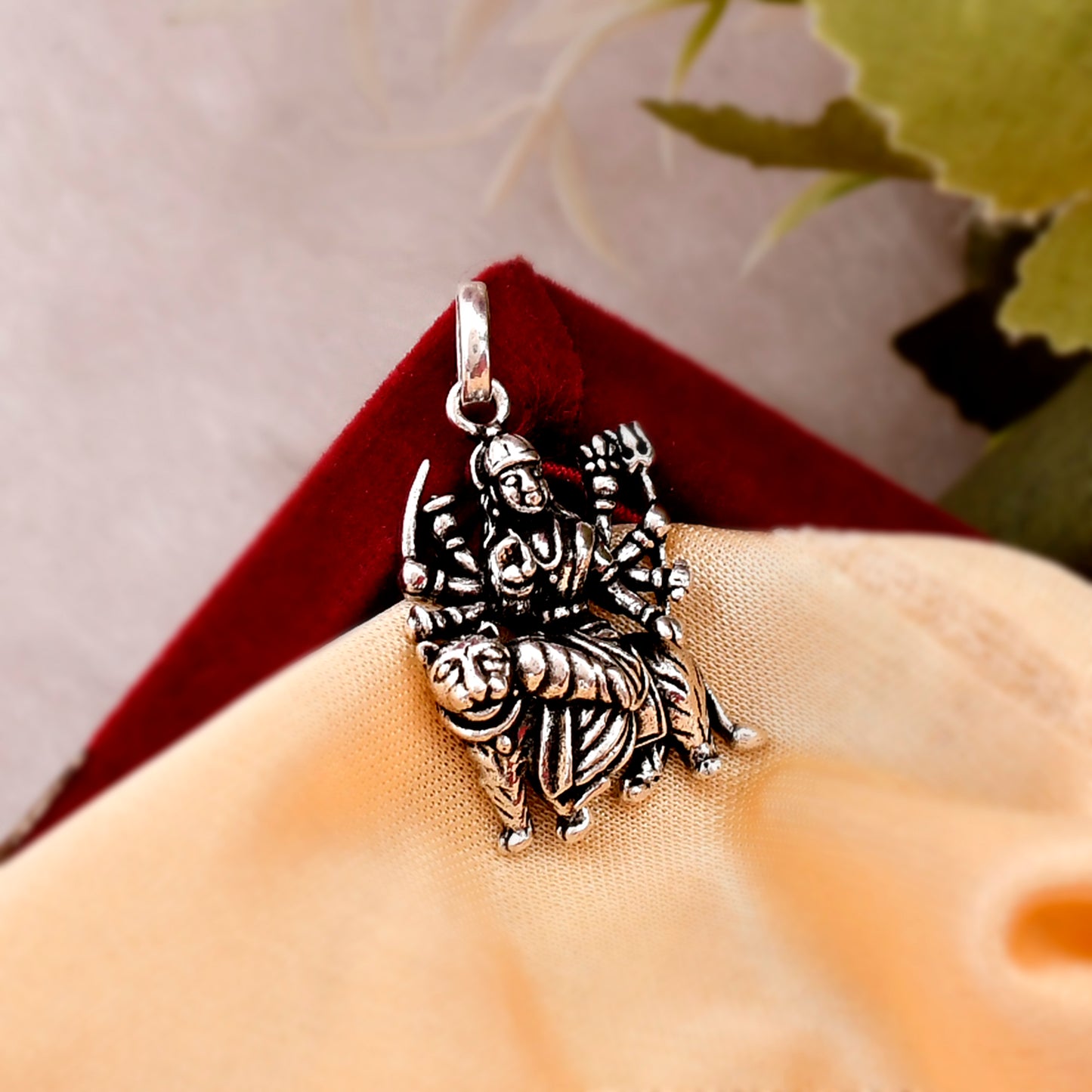 lord durga pendant
