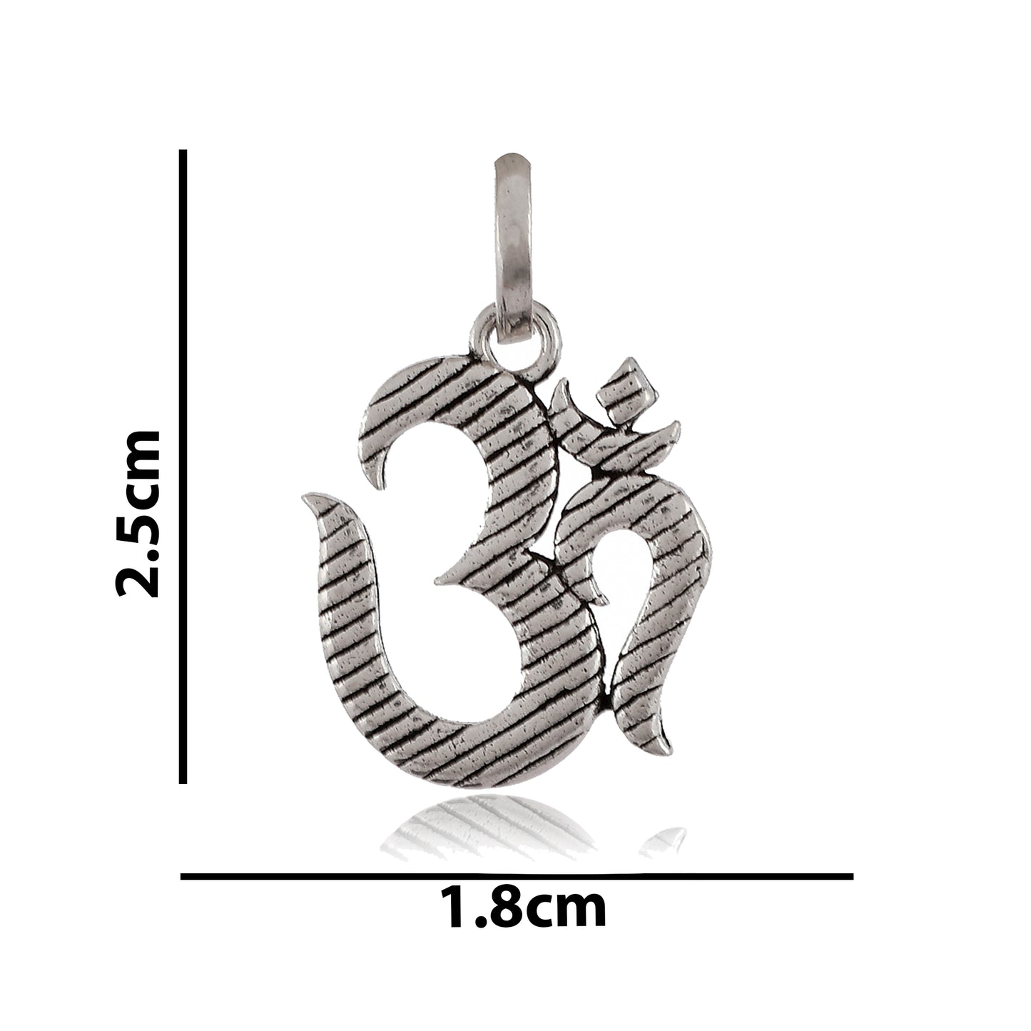 Sterling Silver 925 OM/ Aum Pendant Locket (2.20gm)