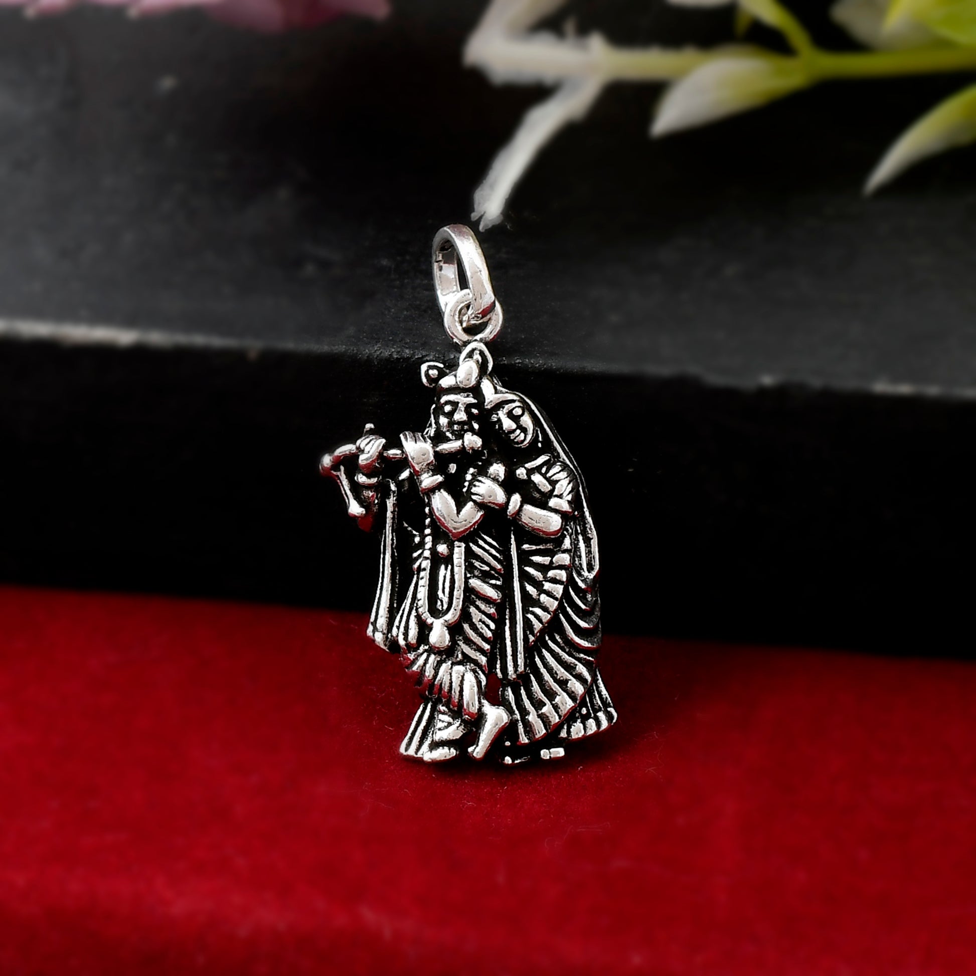 lord radha krishna locket