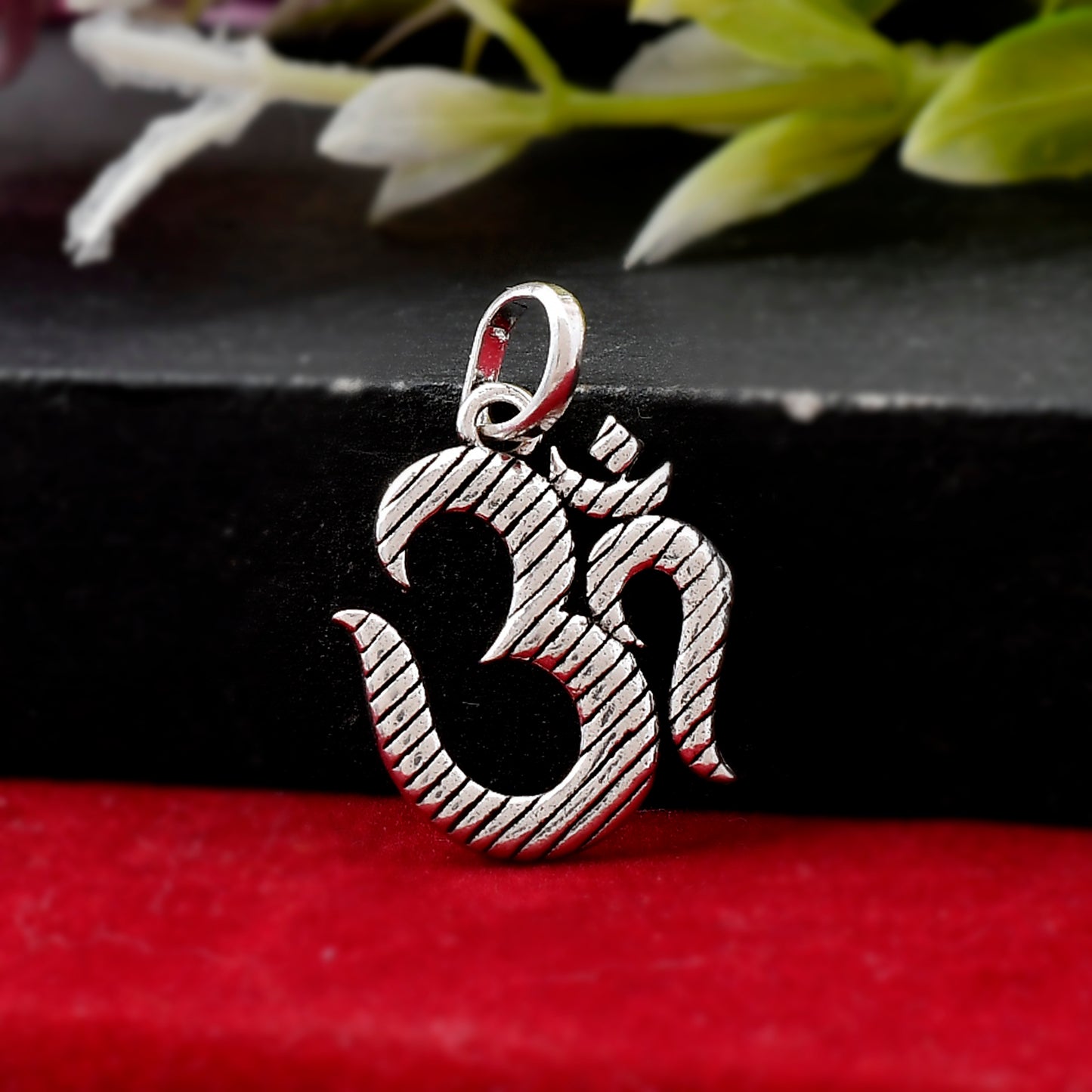 om pendant locket