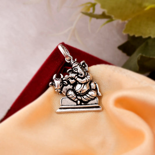 god locket pendant silver