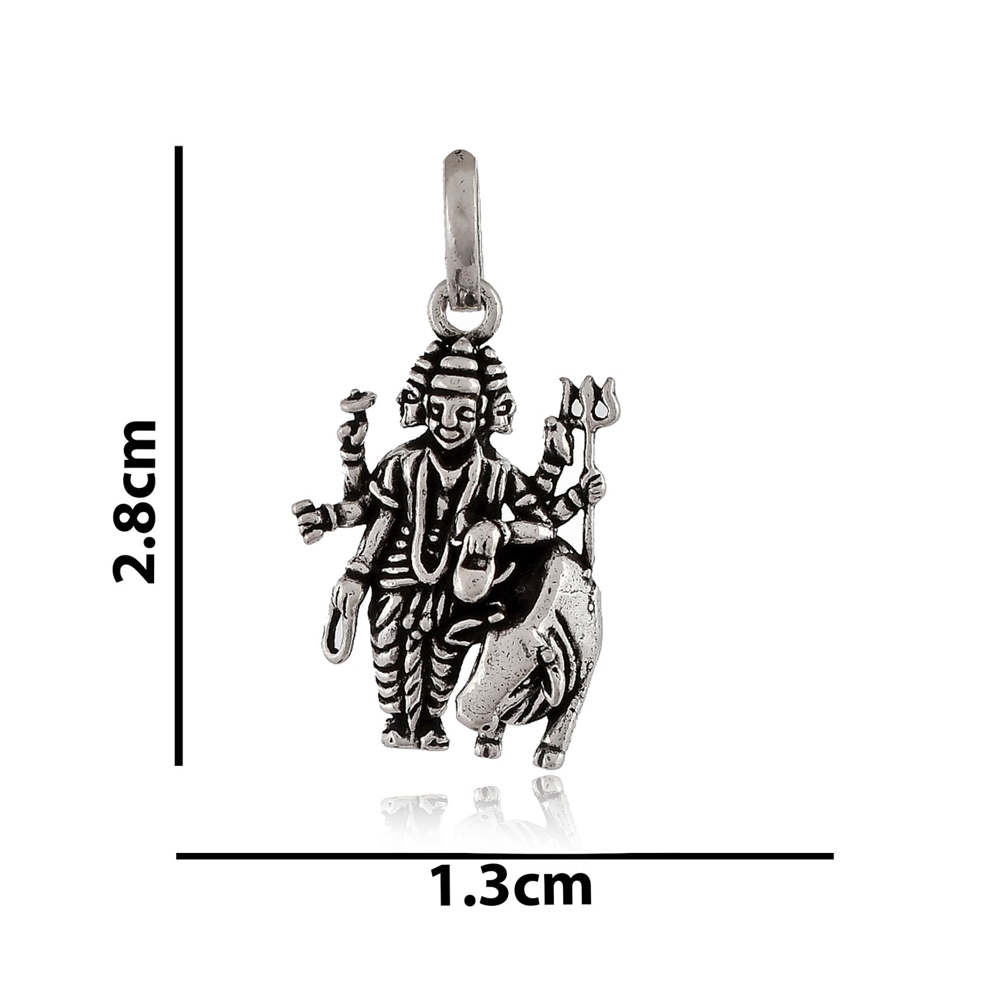 Shree Dattatreya Silver pendant locket (2.5gm)