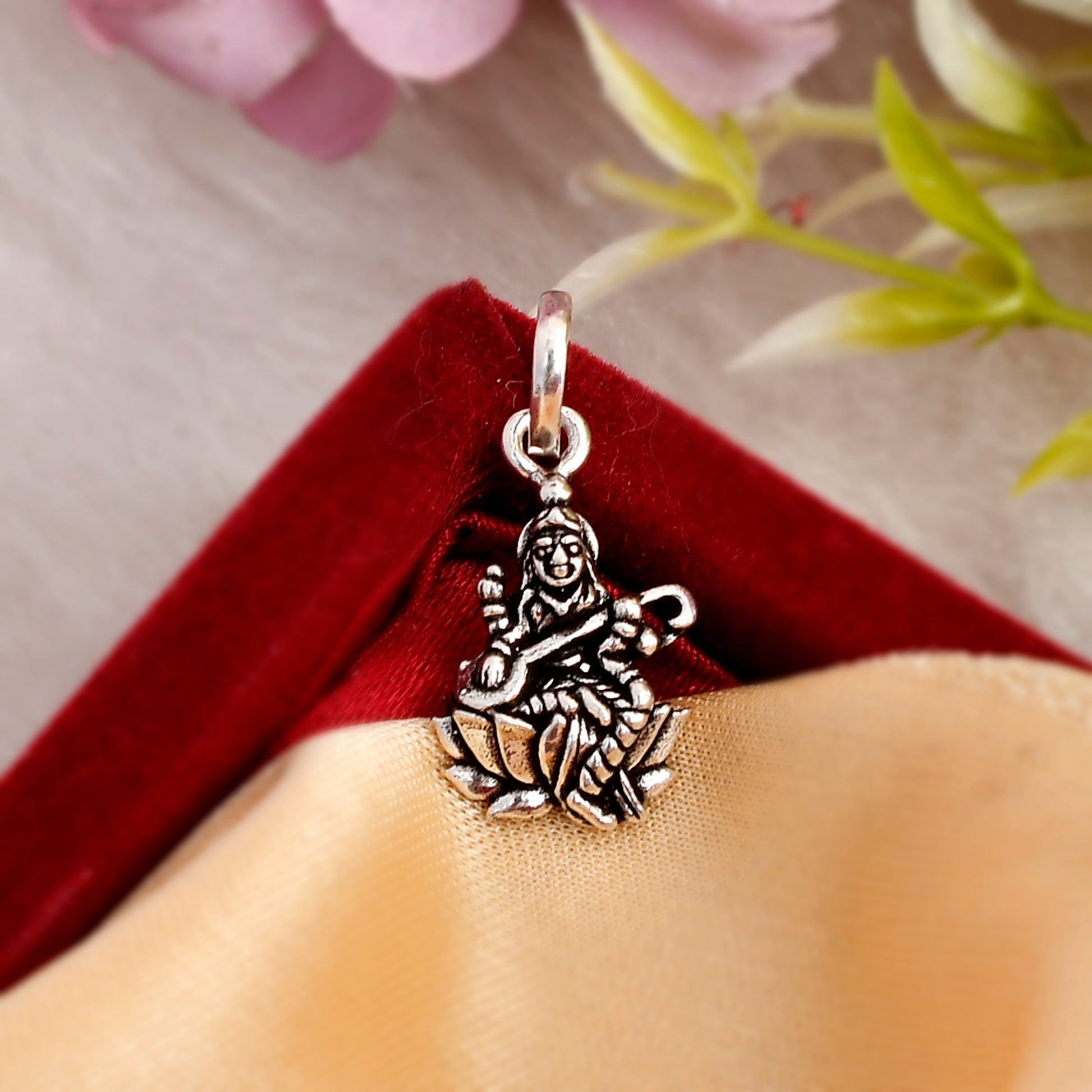 oxidised pendant silver