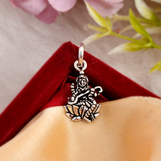 oxidised pendant silver