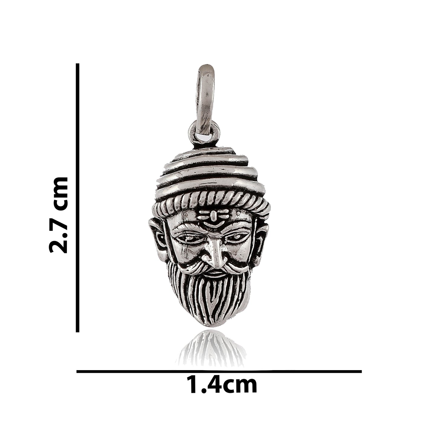Silver 925 Chhatrapati Shivaji Maharaj Pendant Locket