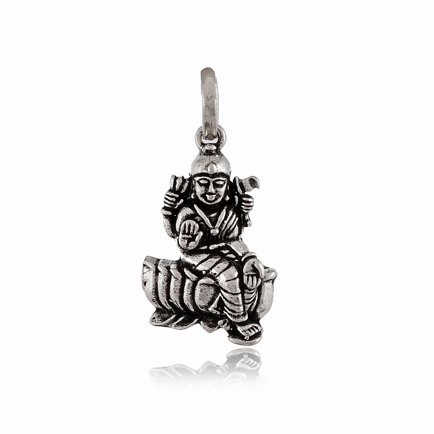Silver Laxmi Pendant Locket