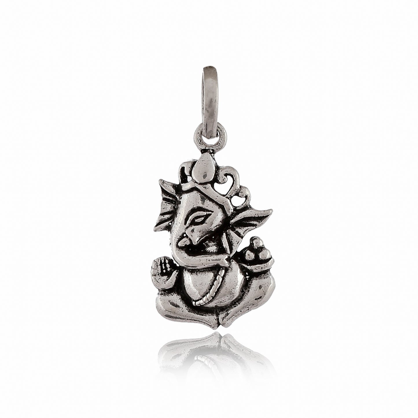 Silver Lord Ganesha (Sidivinayak) Pendant or Locket