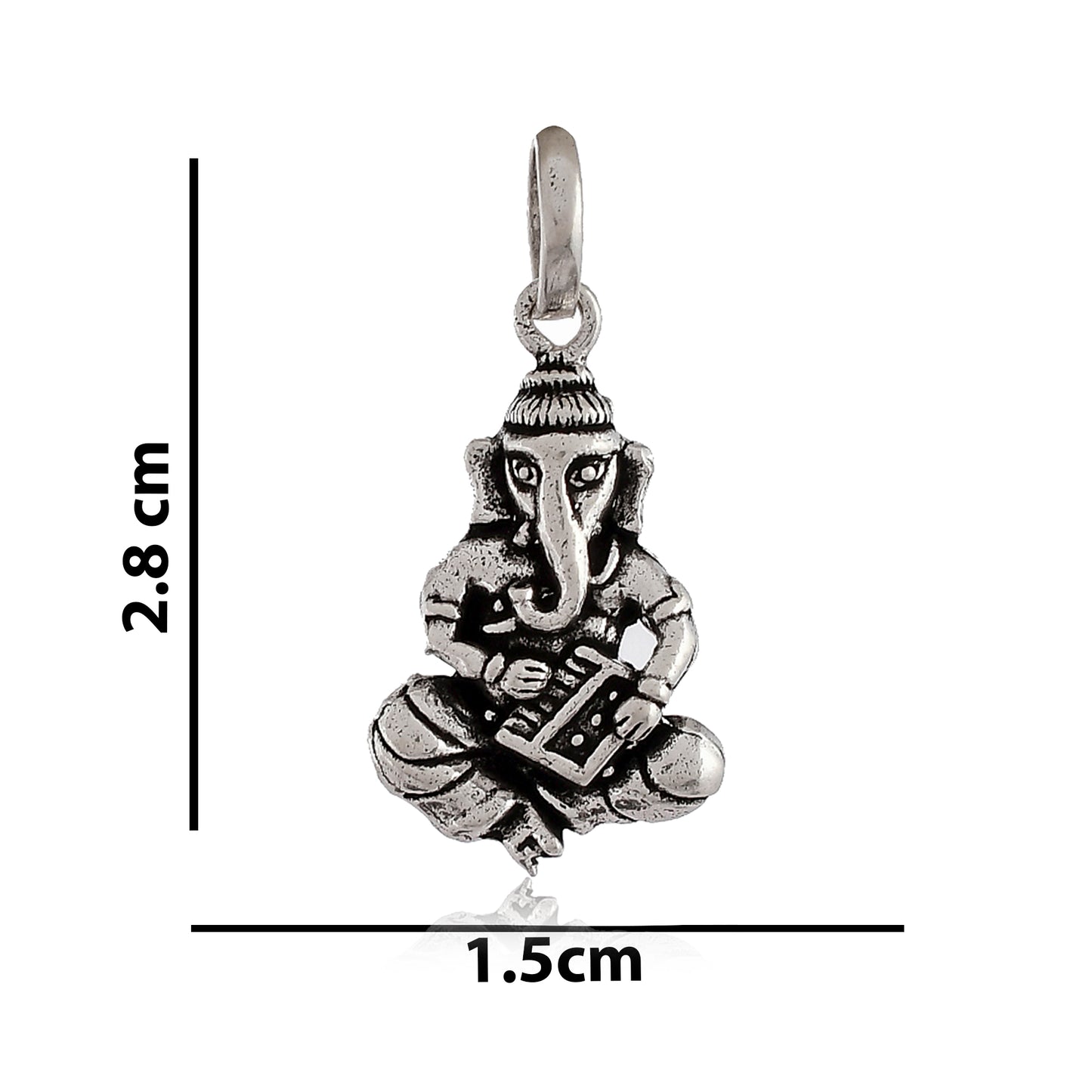 Silver Lord Ganesha Pendant or Locket