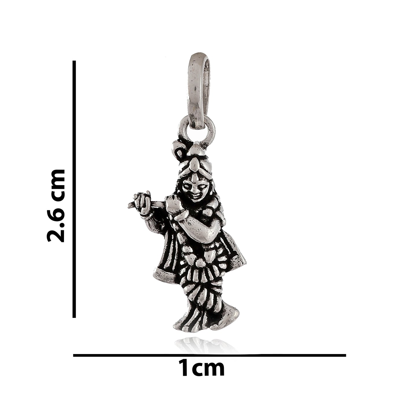 Silver krishna Pendant Locket for kids