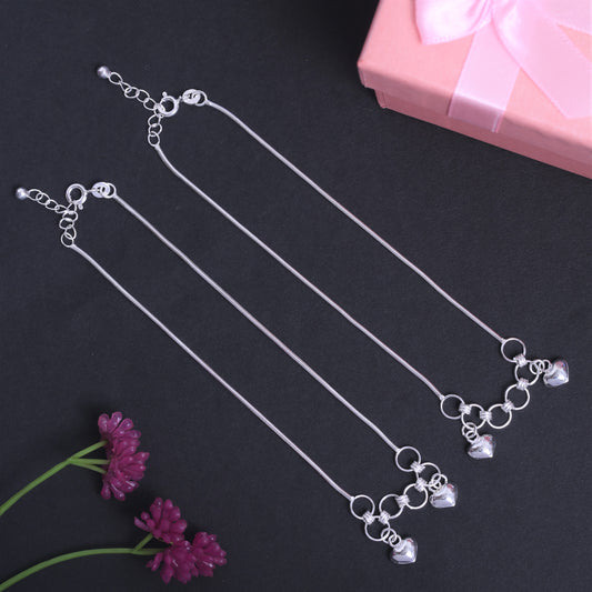 silver anklet payal