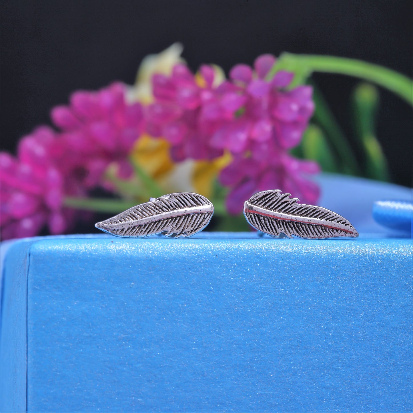 925 Sterling Silver Hypoallergenic Tiny wing Stud Earrings for Babies, Kids & Girls (3 to 10 years)
