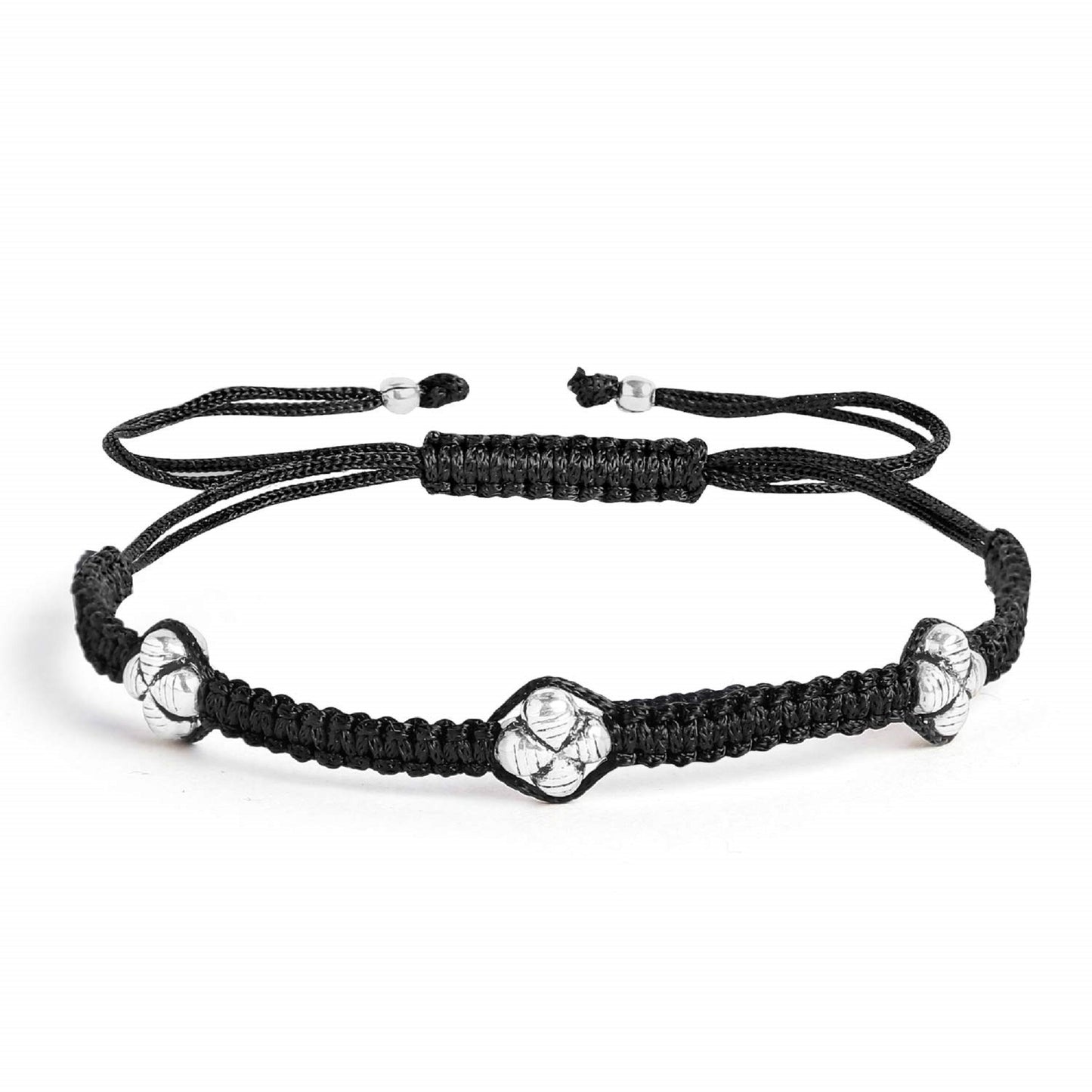 silver thread anklet