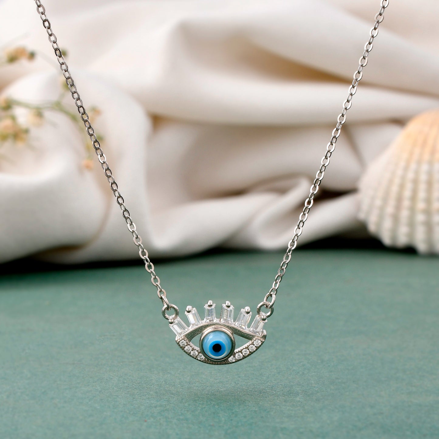 evil eye chain pendant