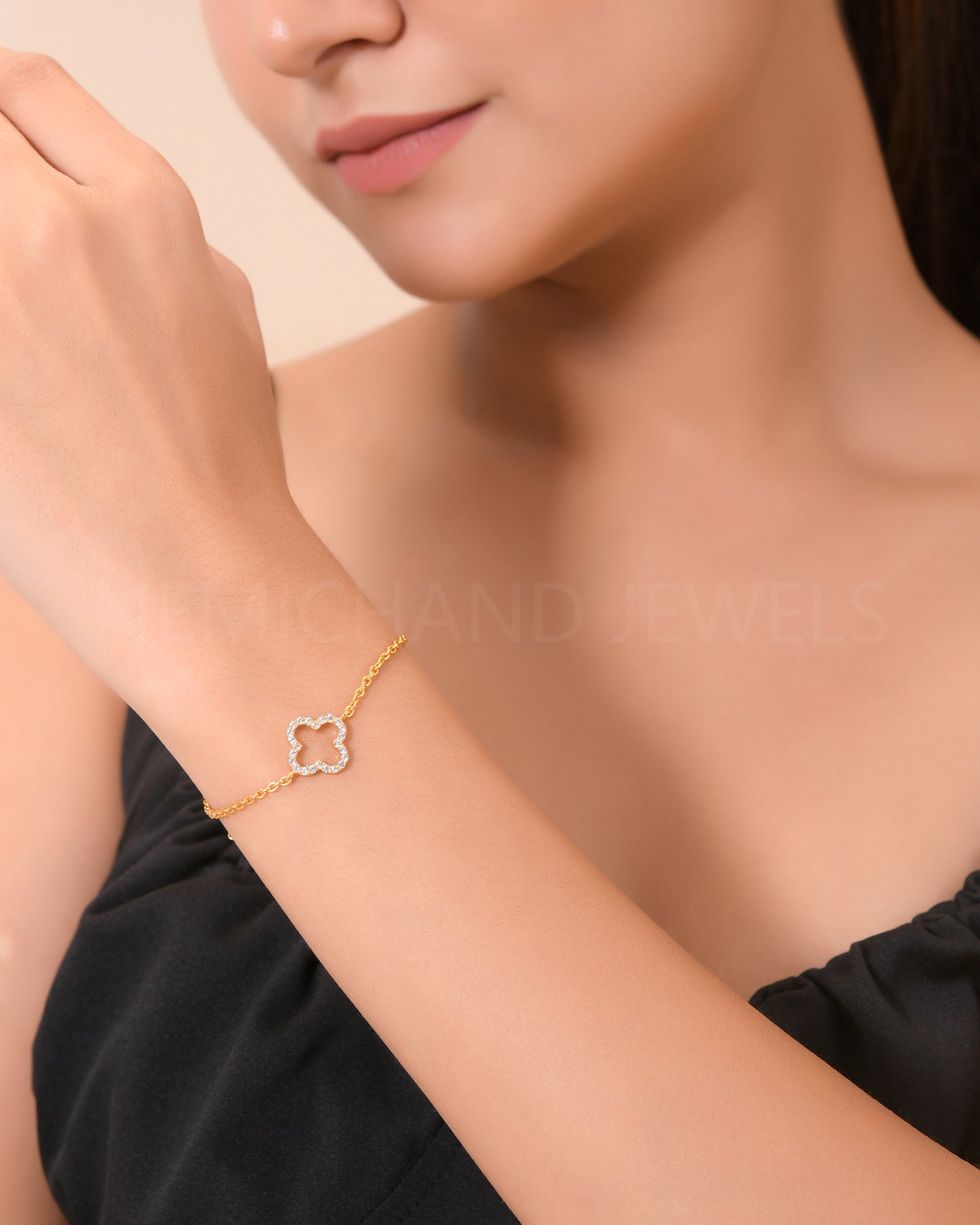 silver gold plated bracelet