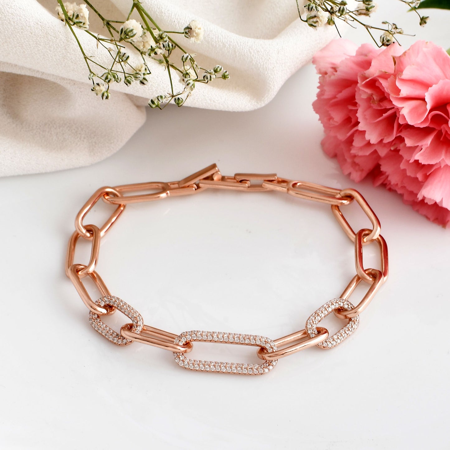 silver bracelet women gift