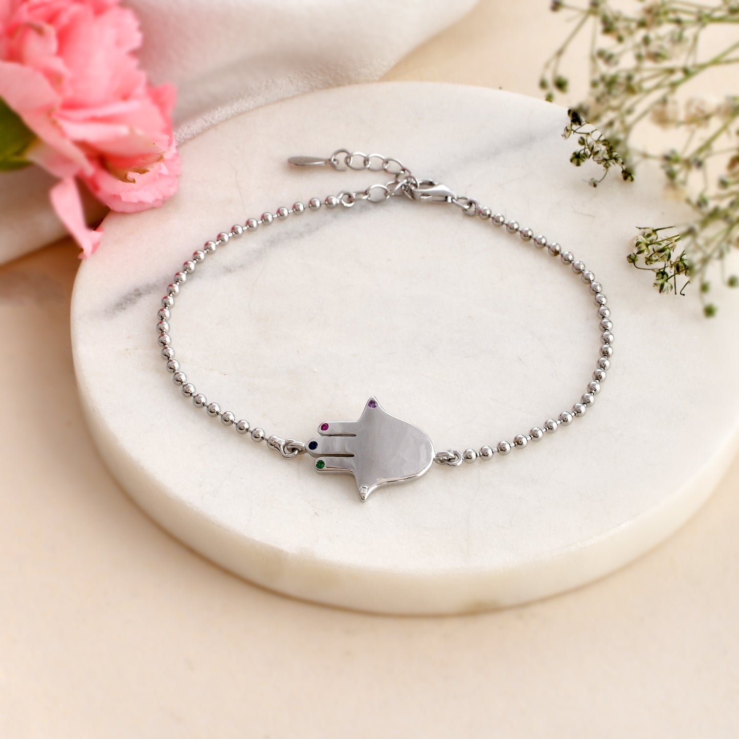 silver bracelet women gift