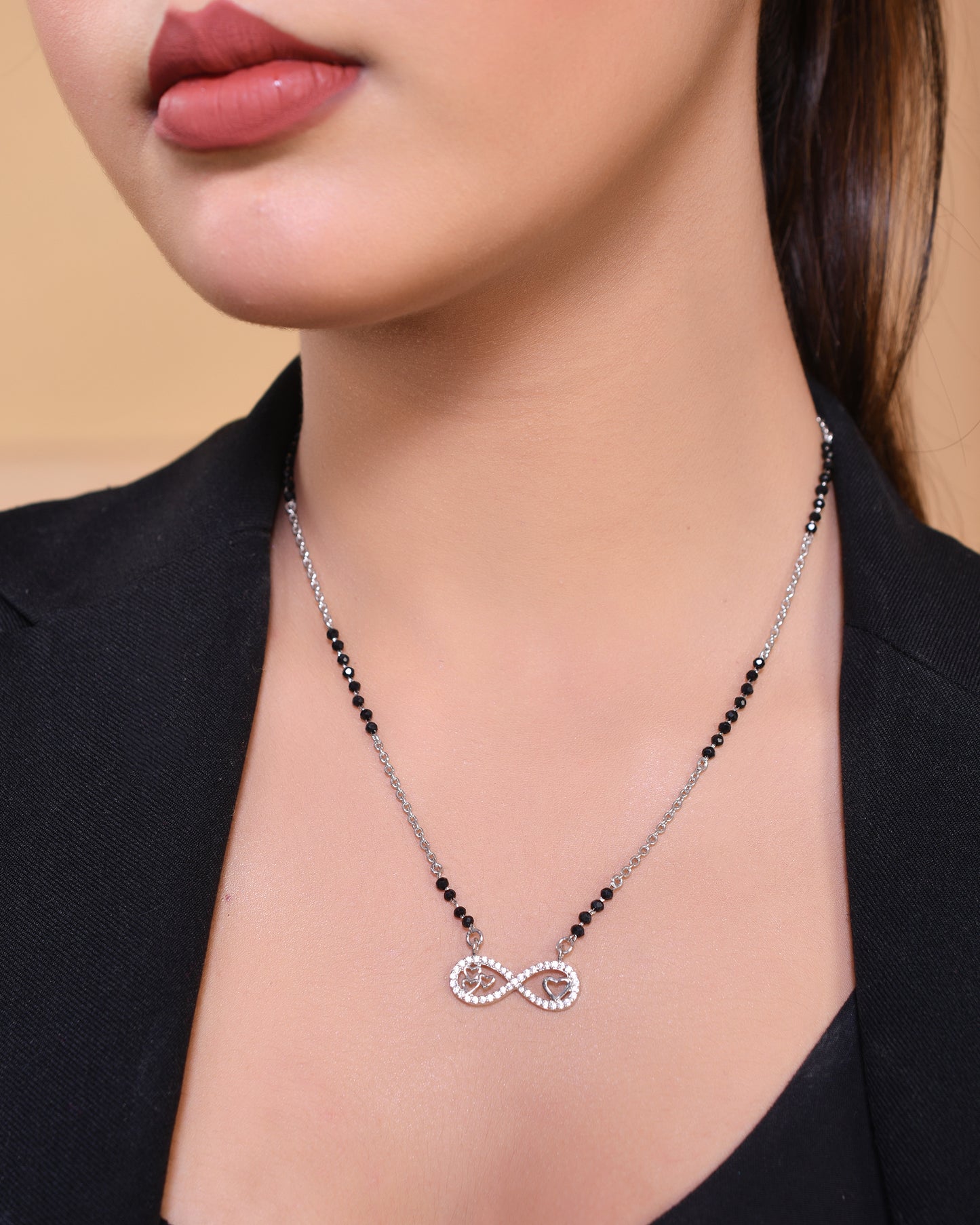 diamond mangalsutra women