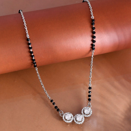 mangalsutra chain pendant silver