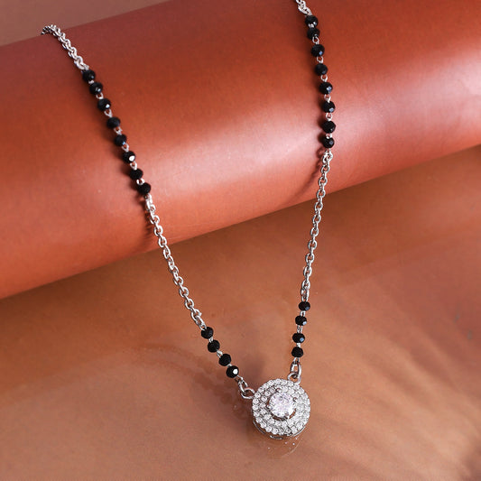 chain pendant mangalsutra silver