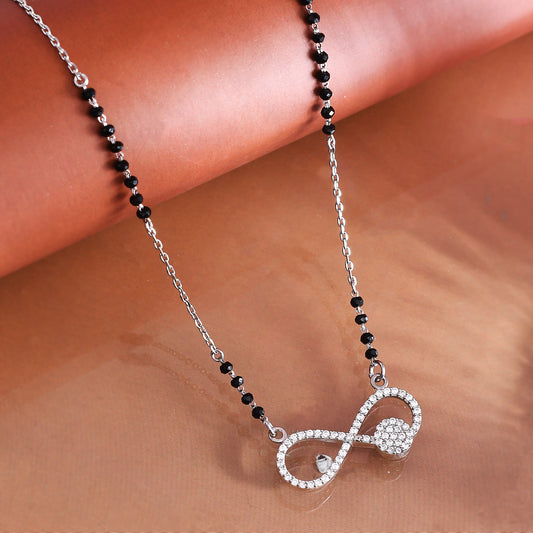 infinity mangalsutra silver