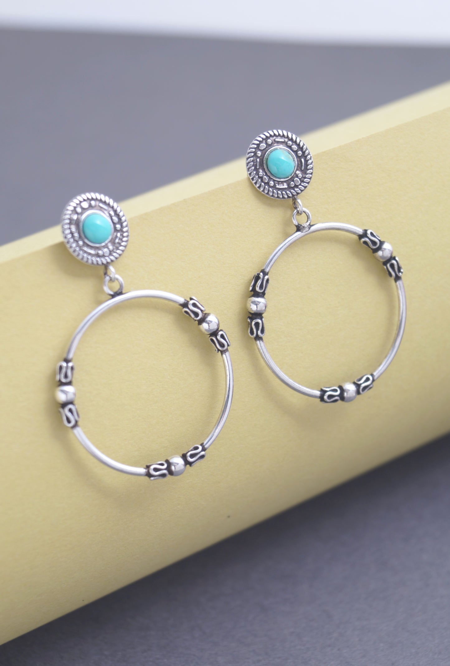 hoop bali earring silver