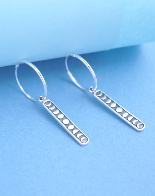 drop bali earring silver