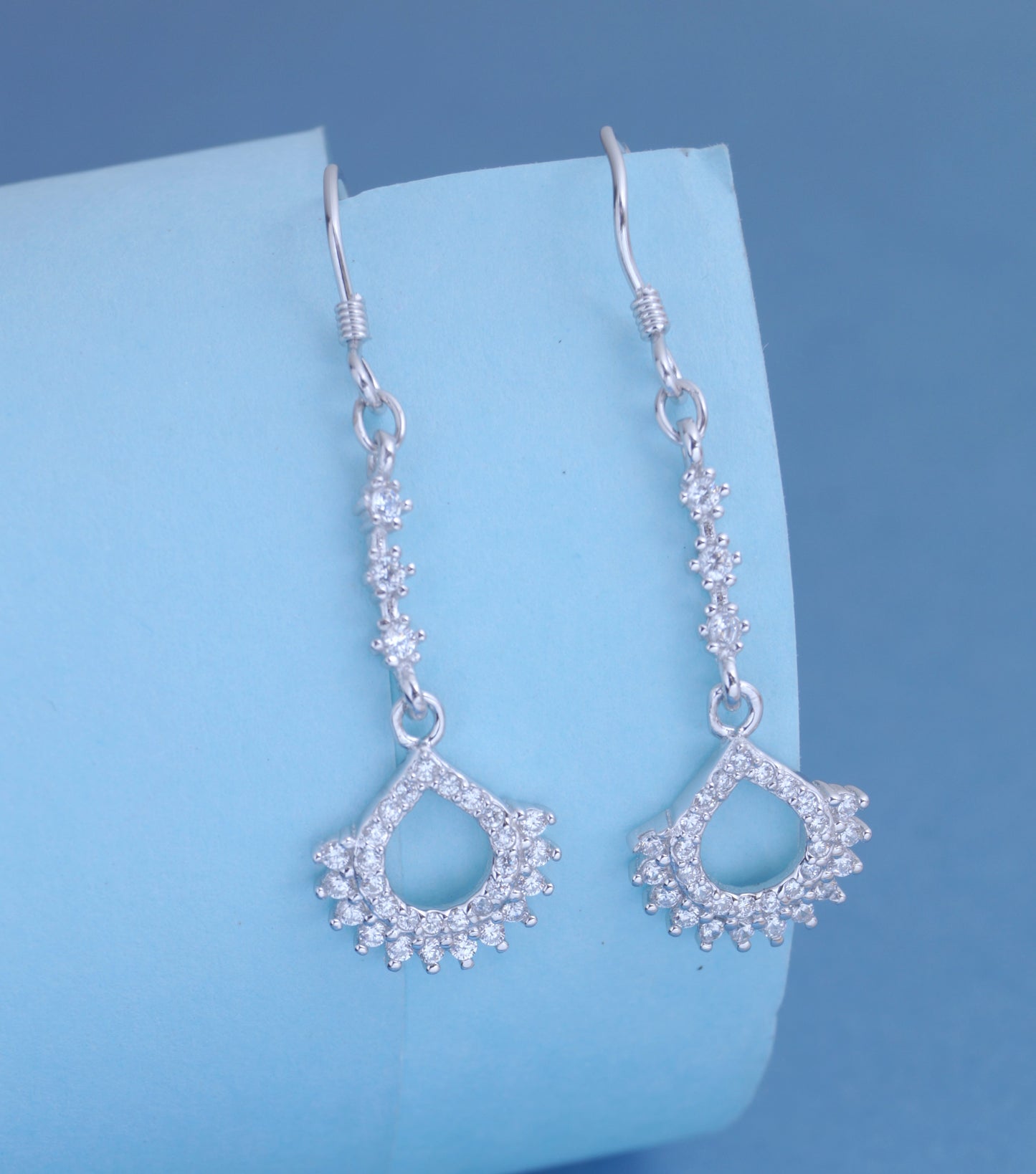 drop earring silver