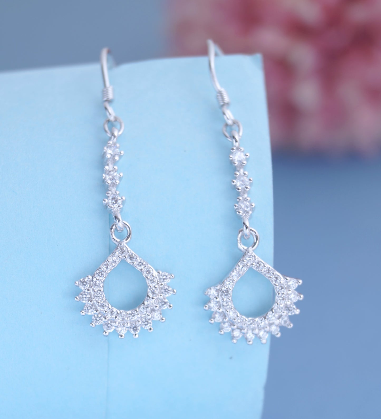 diamond drop earring