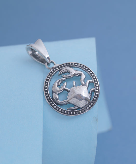 Zodiac locket silver