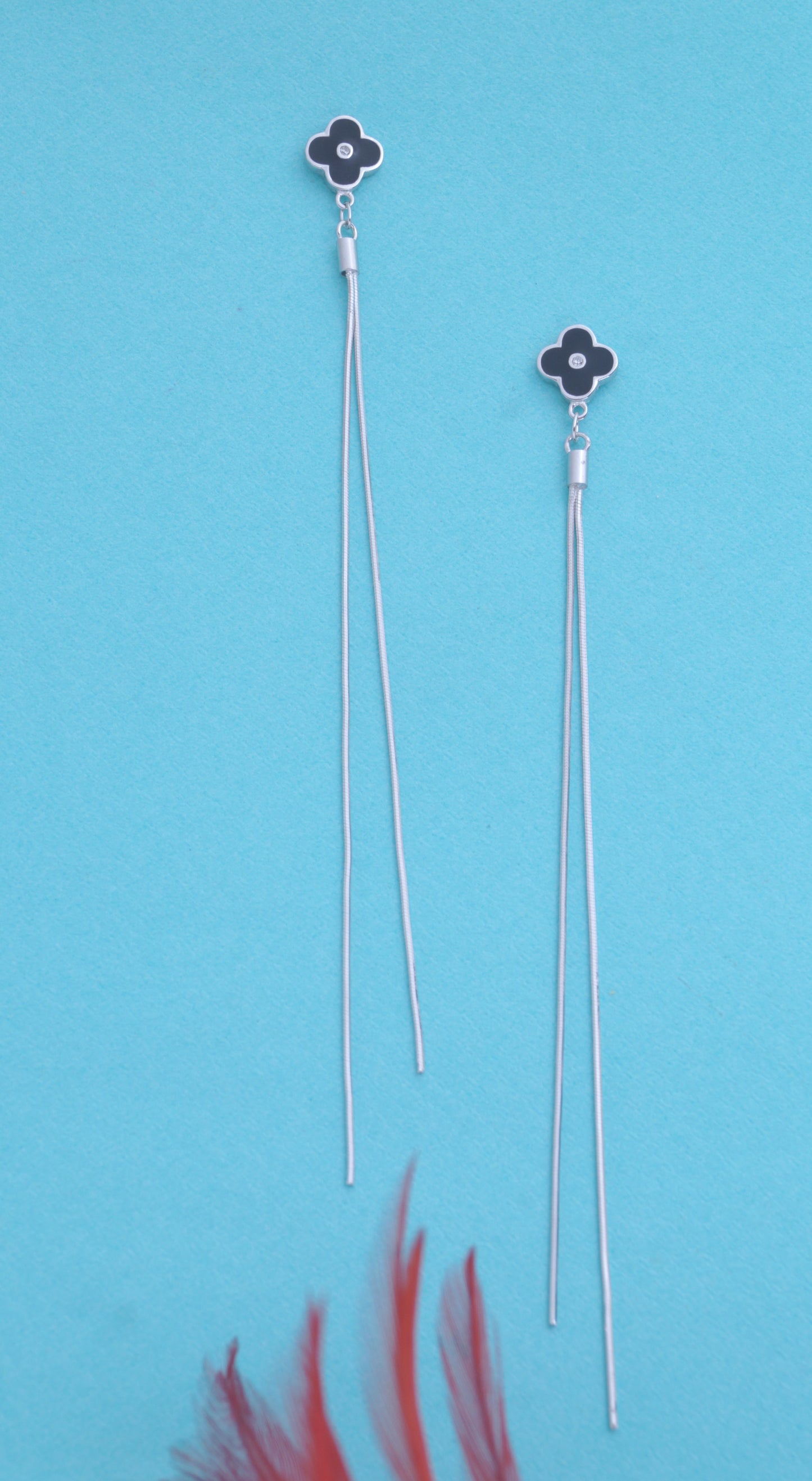 silver earring women
