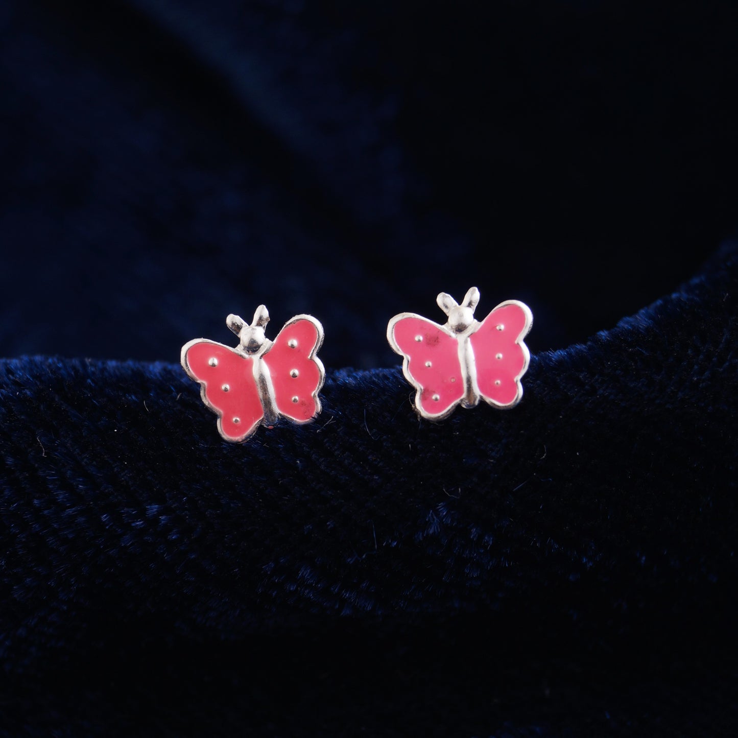 butterfly earring stud