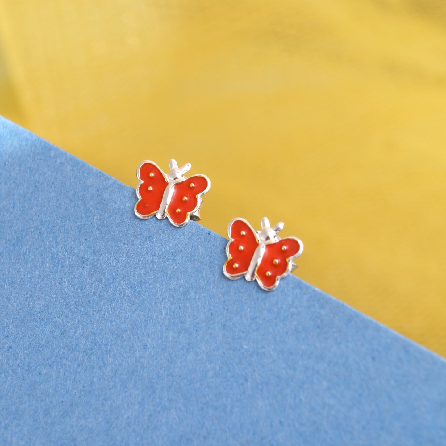 silver small earring stud