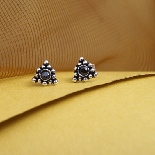 small tiny earring silver
