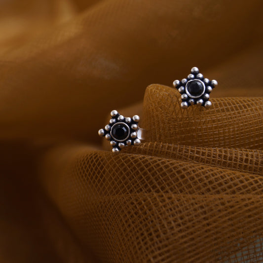 925 Sterling Silver Tiny Stud Earrings for Babies, Kids & Girls (3 to 10 years)