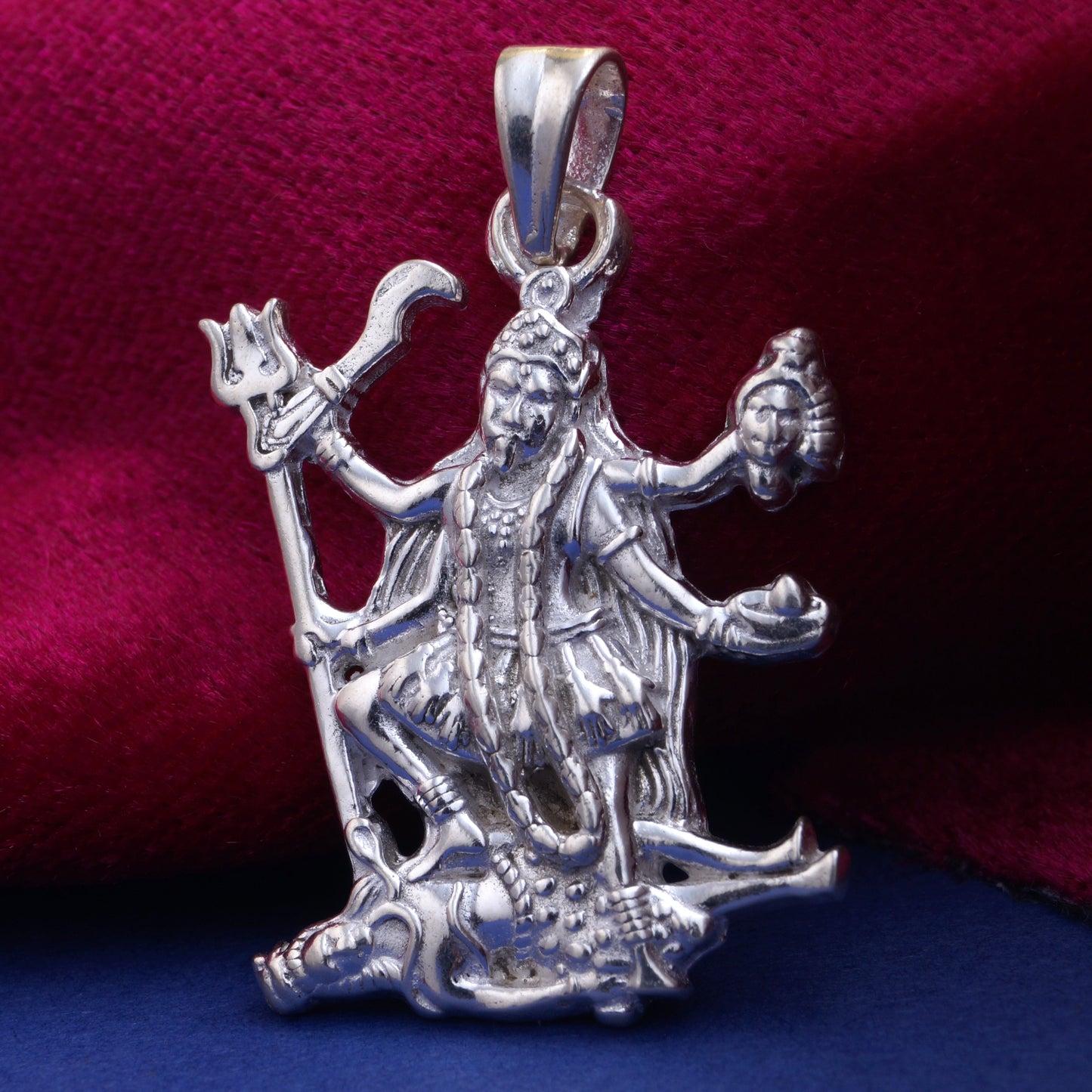 kali maa locket silver