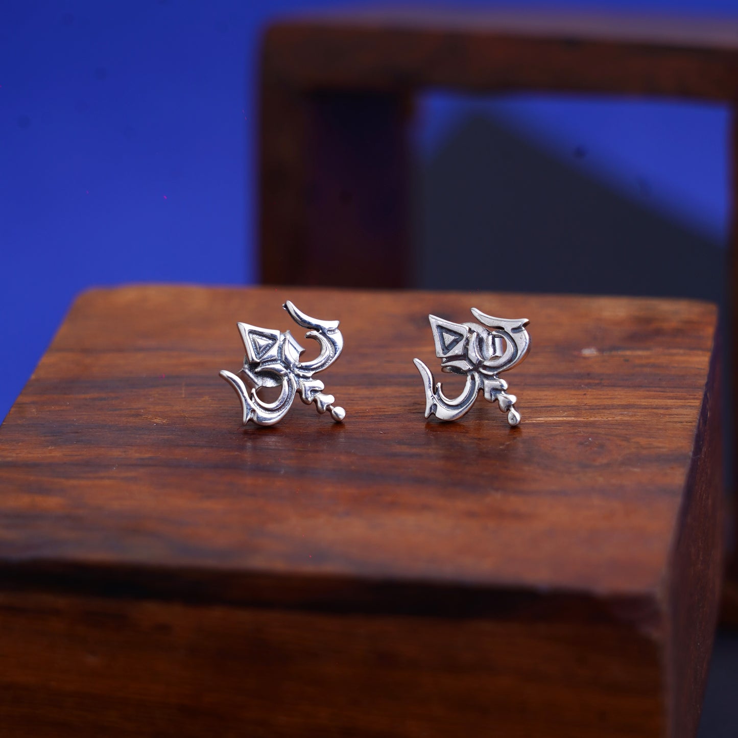 Trishul Earring Studs for Men