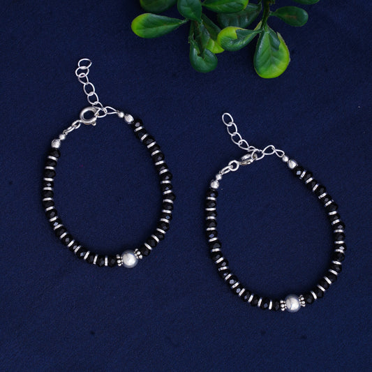 silver nazariya bracelet for kids