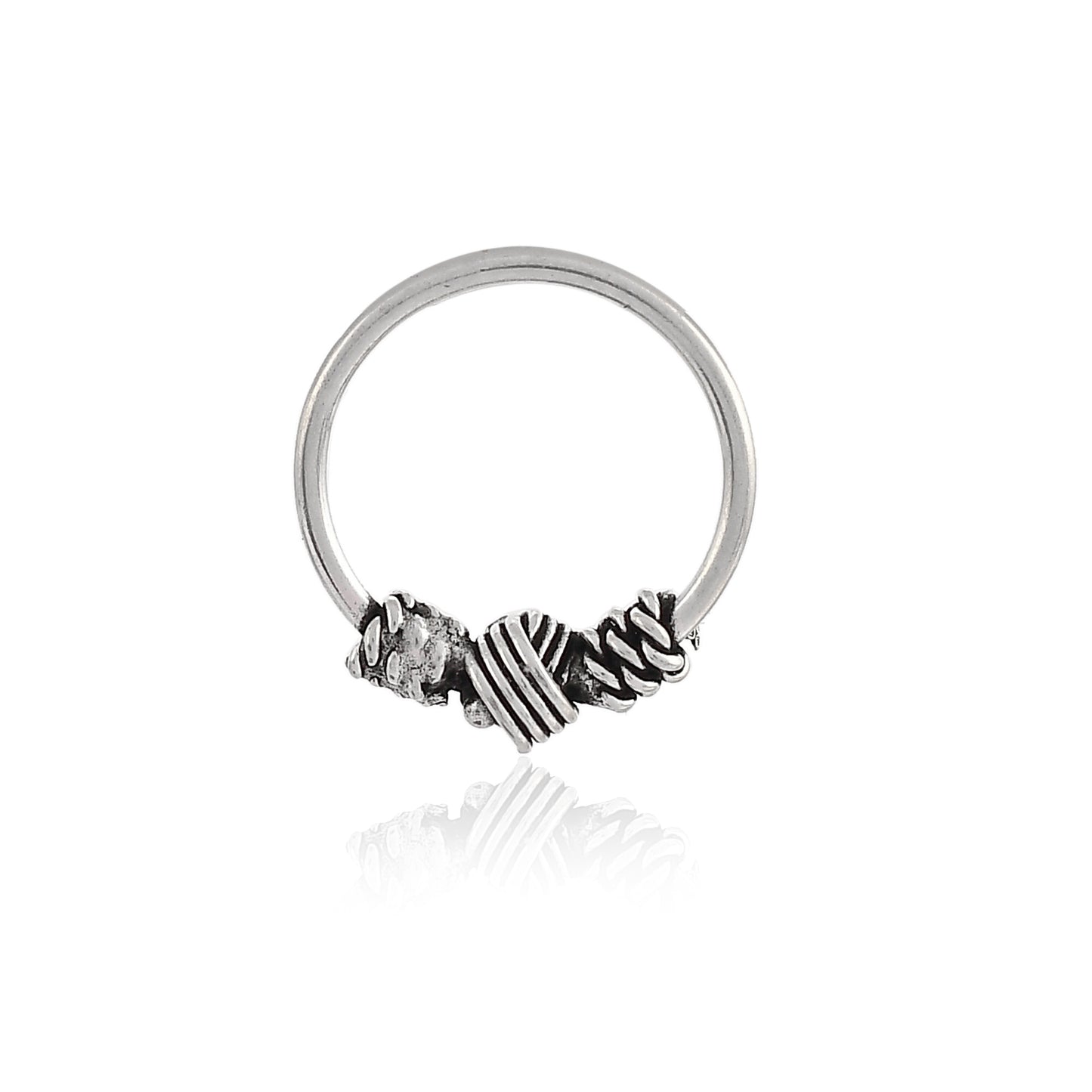 silver helix or nose ring