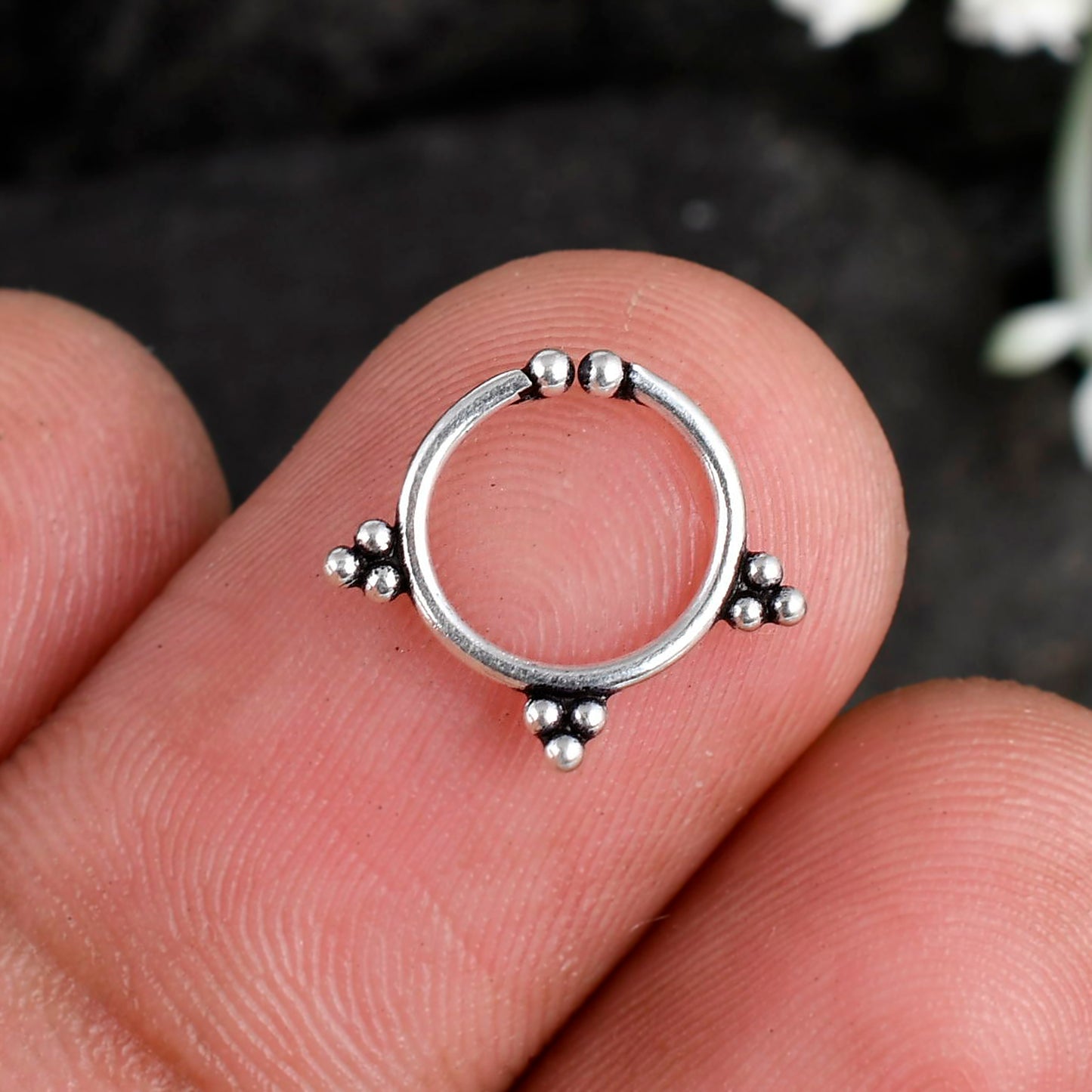 septum and nose ring
