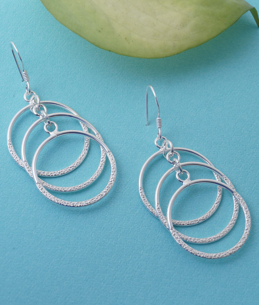 silver earring lightweight