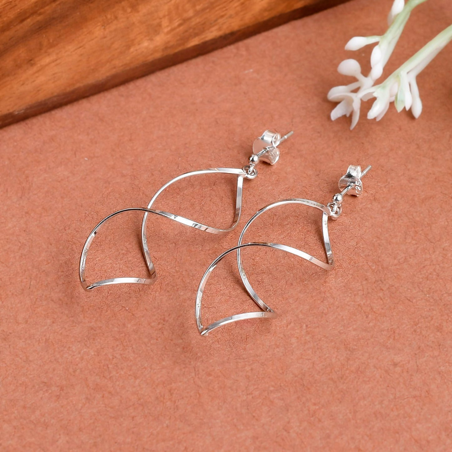 dangle earring silver