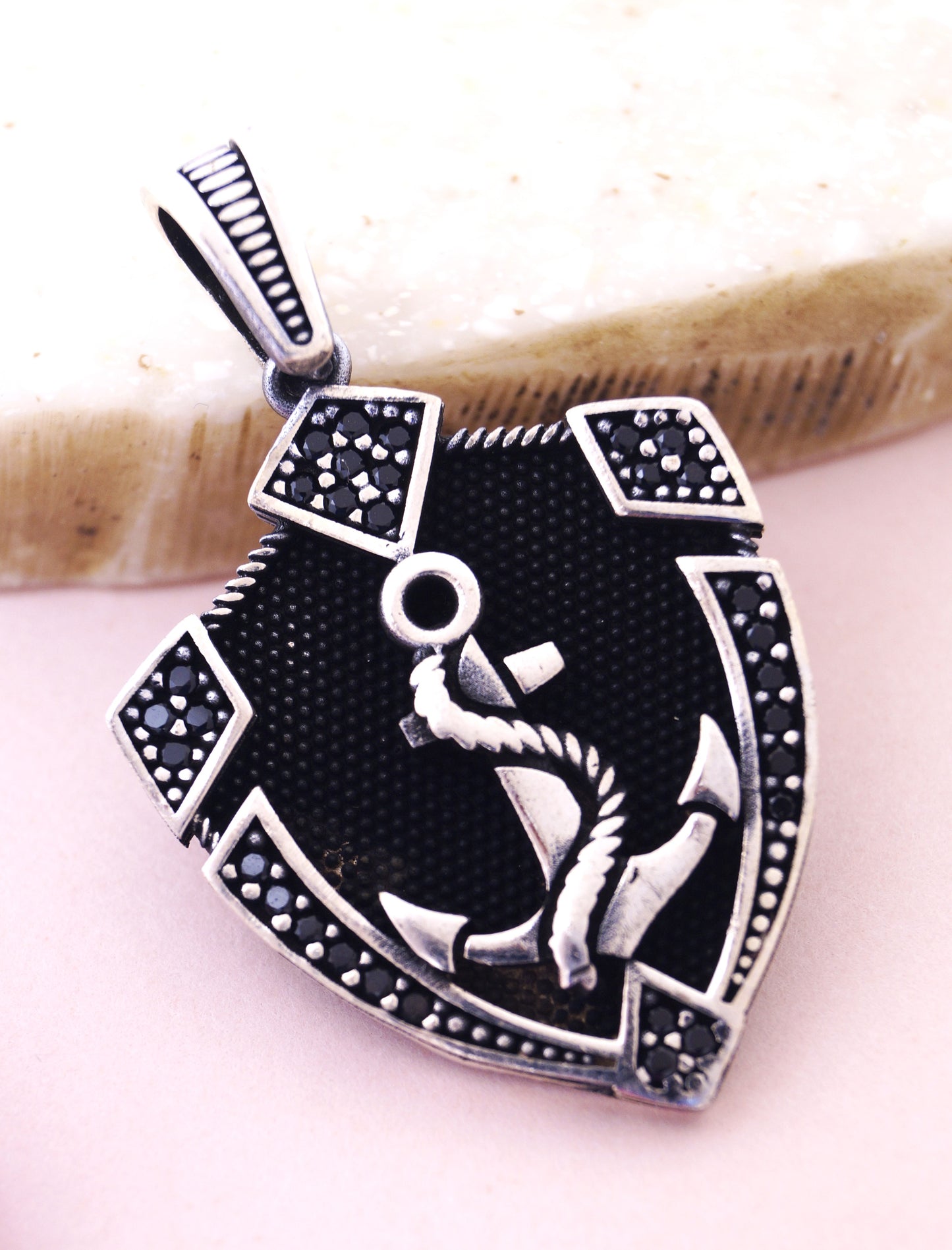 silver pendant men