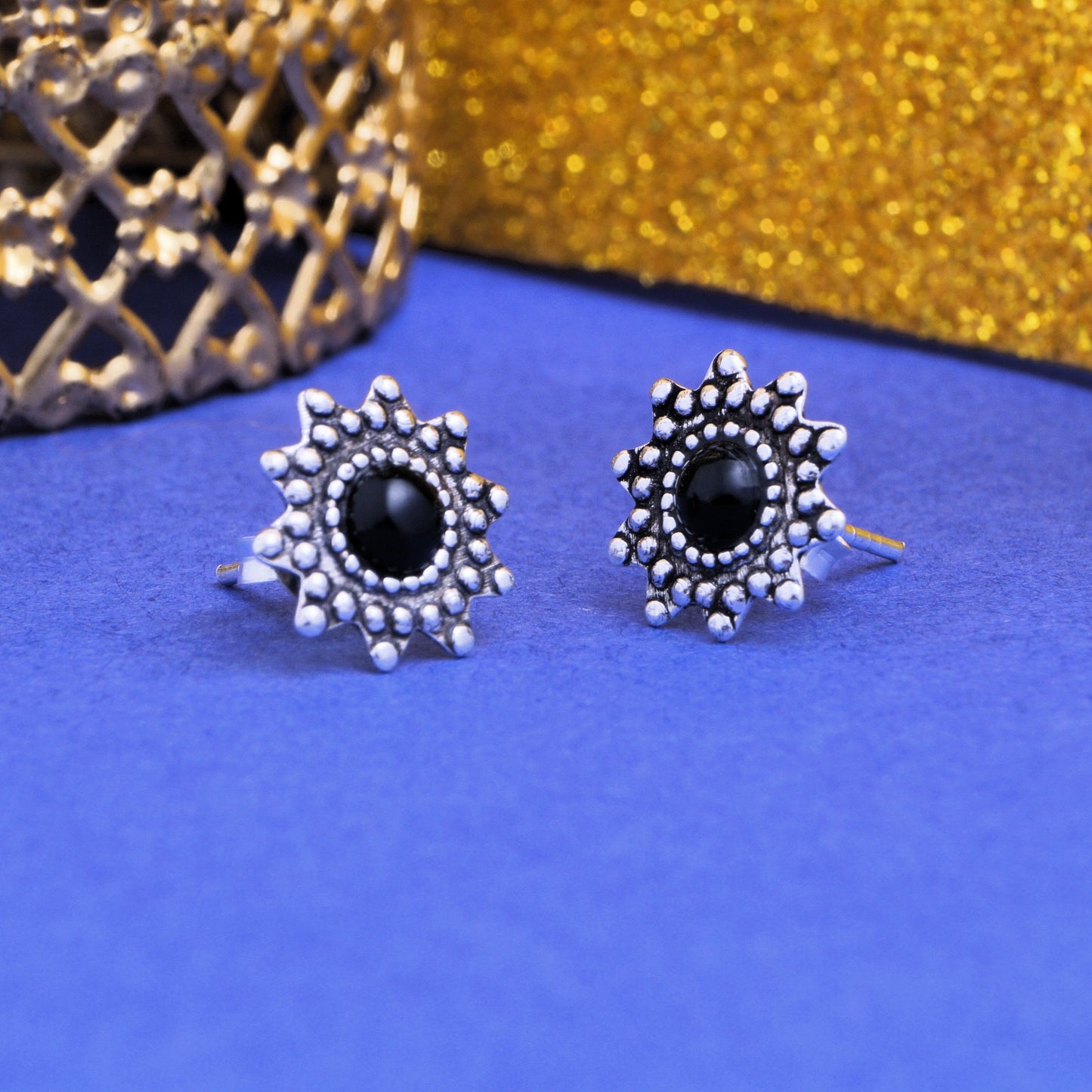 oxidised earring women
