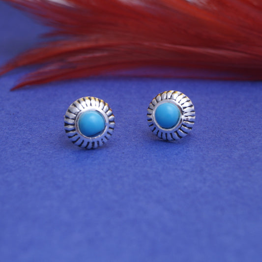 Turquoise Stud silver