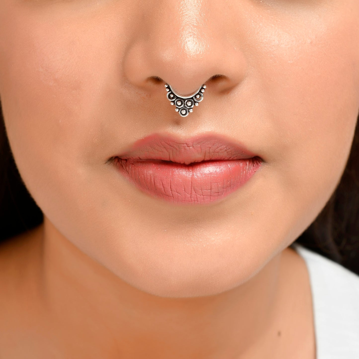 septum ring pure silver