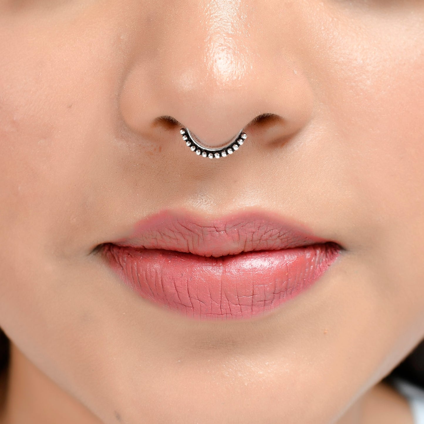 clip on septum silver